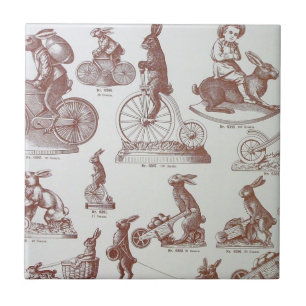 Antique Chocolate Mould Catalogue Easter Bunnies Tile