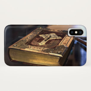 Antique Christian Bible iPhone X Case