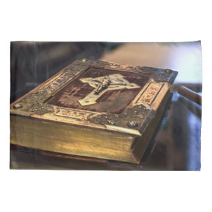 Antique Christian Bible Pillowcase