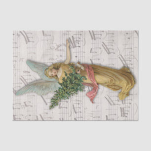 Antique Christmas Angel Victorian Christian Big    Tissue Paper