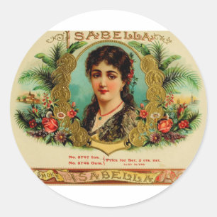 Antique Cigar Box Label   Isabella   (L11)