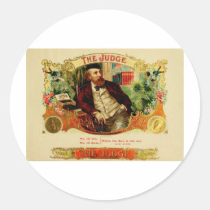 Antique Cigar Label  THE JUDGE  (L6)