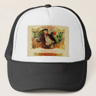 Antique Cigar Label THE JUDGE (L6) Trucker Hat