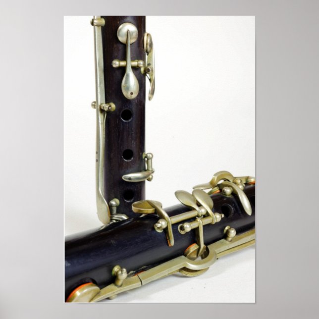 Antique Clarinet Picture Poster (Front)
