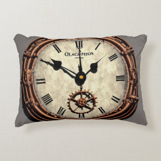 Antique Clock Decorative Cushion
