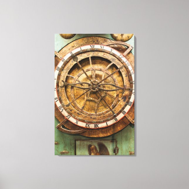 Antique clock face, Germany Canvas Print (Front)