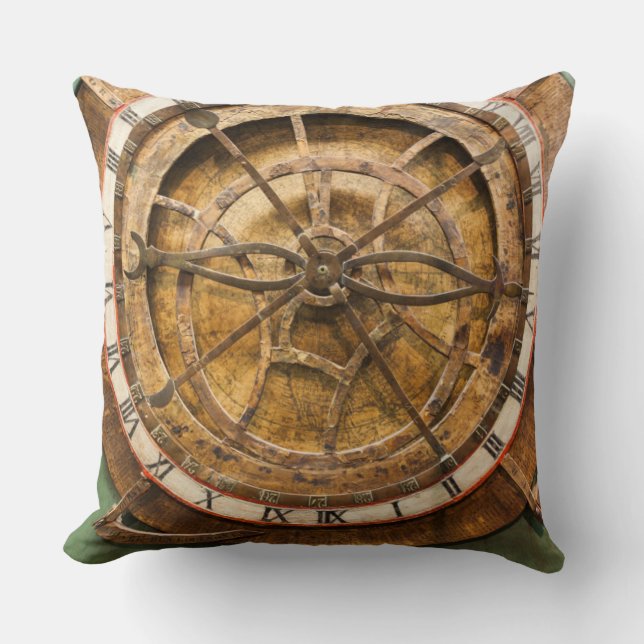 Antique clock face, Germany Cushion (Front)