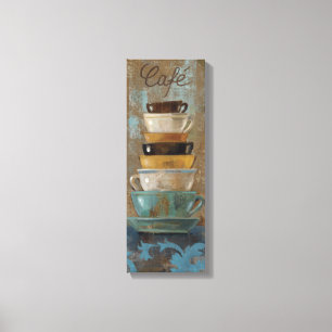Antique Coffee Cups Canvas Print