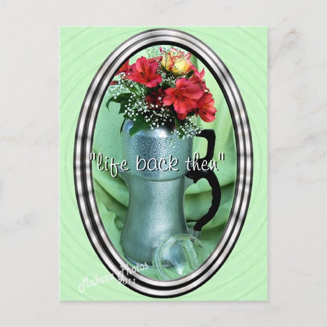 Antique Coffee Pot Postcard-customise it Postcard (Front)