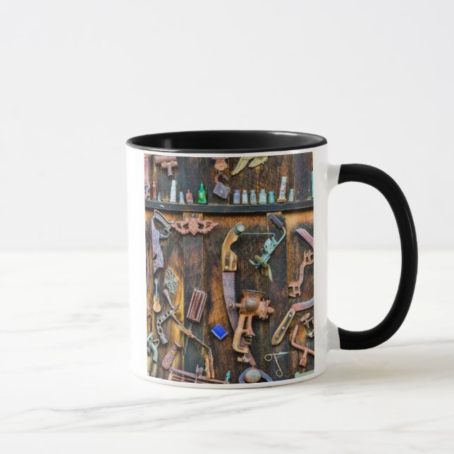 Antique collection on wall mug (Right)