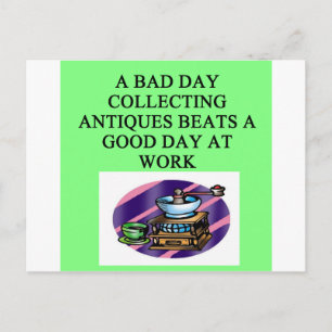 ANTIQUE collector Postcard