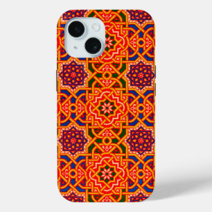 Antique Colourful Carpet Print iPhone 15 Case