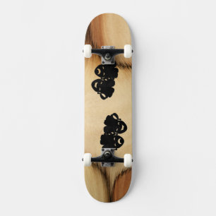 Antique Comedy and Tragedy Theatre Masks Jester Skateboard