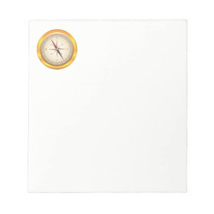 Antique compass notepad