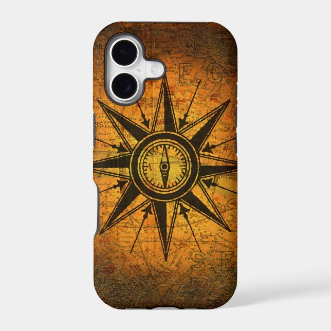 Antique Compass Rose (Back)