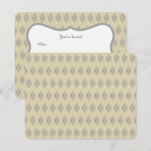 Antique Cream Lace Invitations