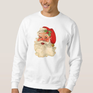 Antique Cute Jolly Santa Sweatshirt