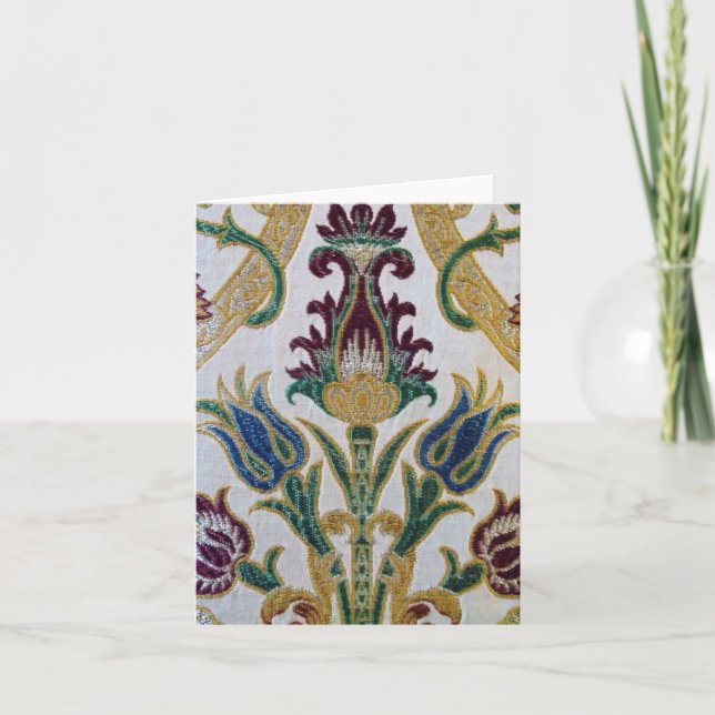 Antique Damask Card (Front)
