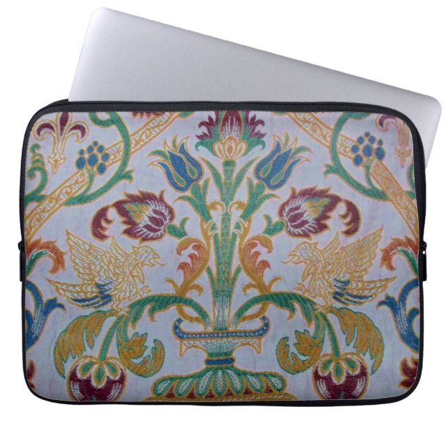 Antique Damask Laptop Sleeve (Front)