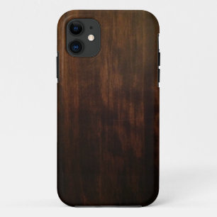 Antique Dark Wood Design iPhone 11 Case