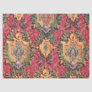 Antique Decorative French Floral Pattern Tissue Paper