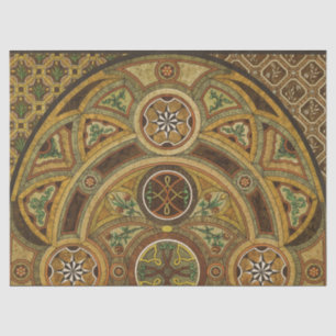 Antique Decorative Wooden Print Tissue Paper