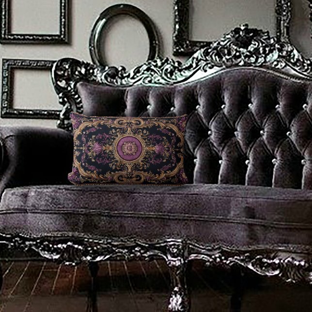 Antique Design Dark Academia Lumbar Cushion (Creator Uploaded)