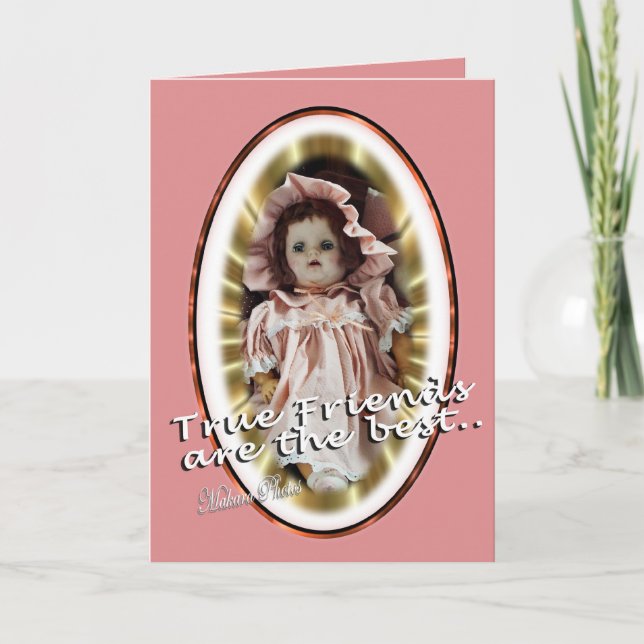 Antique Doll- Patty- personalise as you wish Holiday Card (Front)