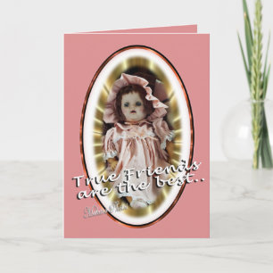 Antique Doll- Patty- personalise as you wish Holiday Card