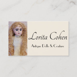 Antique Dolls Business Cards