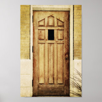 Antique door architecture Photograph Art Photo Poster