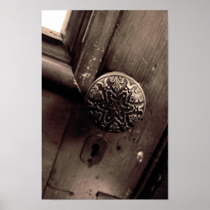 Antique Door Knob Poster