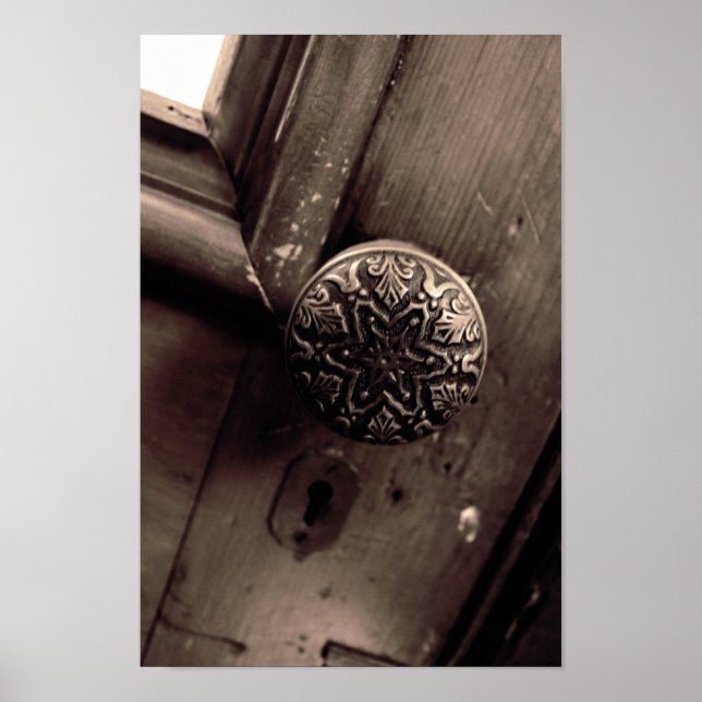 Antique Door Knob Poster (Front)