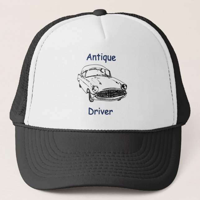 Antique Driver Trucker Hat (Front)