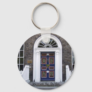 Antique Dublin Doorway - Merrion Square Key Ring