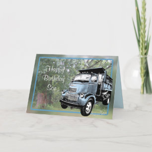 Antique Dump Truck-customise any occasion Card