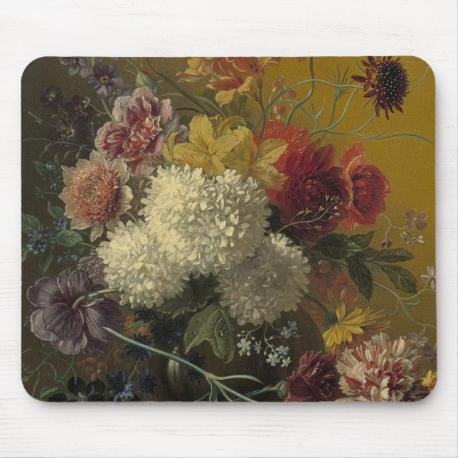 Antique Dutch Master Floral Georgius van Os 1820  Mouse Mat (Front)