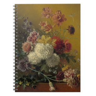 Antique Dutch Master Floral Georgius van Os 1820 Notebook