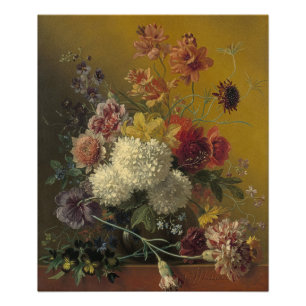 Antique Dutch Master Floral Georgius van Os 1820 Photo Print