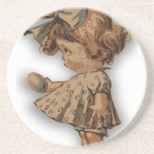 antique easter egg coaster