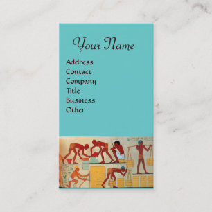 ANTIQUE EGYPT ARCHITECTURAL CONSTRUCTION BUSINESS CARD