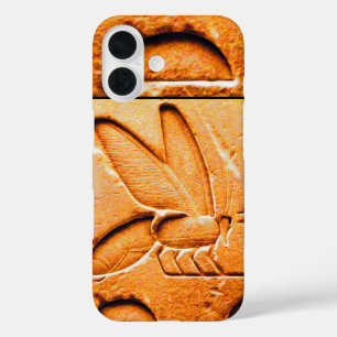 ANTIQUE EGYPTIAN HONEY BEE BEEKEEPER Orange Yellow iPhone 16 Case