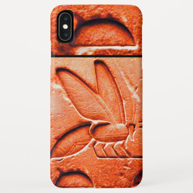 ANTIQUE EGYPTIAN HONEY BEE BEEKEEPER Red Case-Mate iPhone Case (Back)