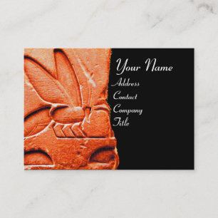 ANTIQUE EGYPTIAN HONEY BEE BEEKEEPER WAX SEAL BUSINESS CARD