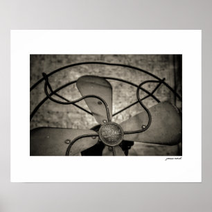 Antique Electric Fan Poster Print