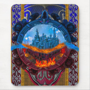 Antique Enchanted Fantasy Fairytale Book I Mouse Mat