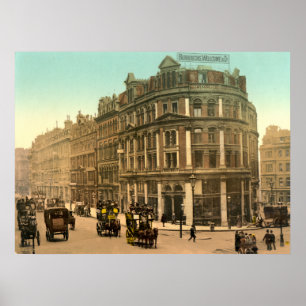 Antique England, Holborn Viaduct London Poster