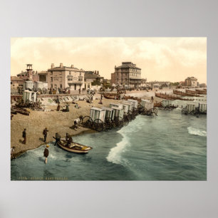 Antique England seaside Bognor Regis, Sussex Poster