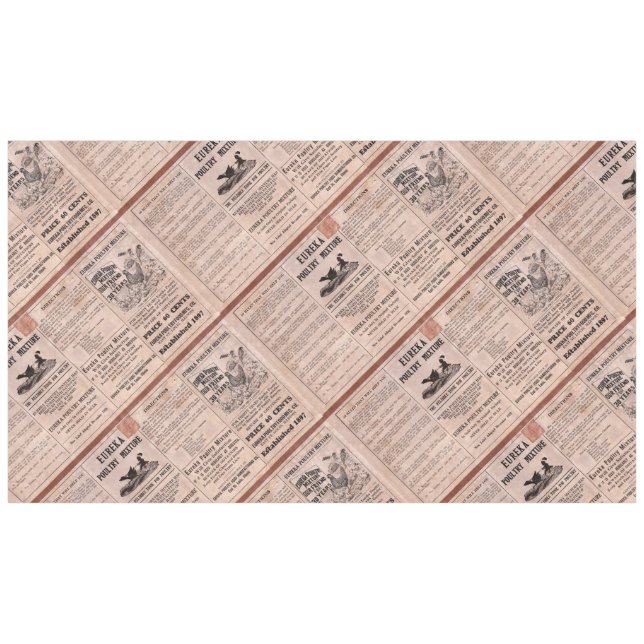 Antique Feed Canister Tablecloth (Front (Horizontal))