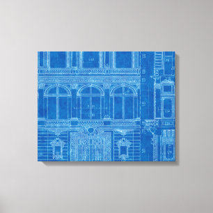 Antique "Feeling Blue" prints Canvas Art
